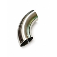 Stainless steel short elbow 50 mm (1)