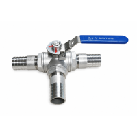 SS 3- way valve D25              (1)