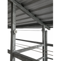 D40 Caprolon Wheel with Bearing for Milking Parlour Gates  (2)